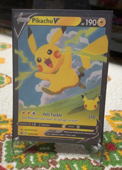 Pikachu V SWSH143 Holo Promo Sword & Shield Promo Pokemon NM/M - Image 1