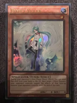 Yugioh Effect Veiler RA01-EN003 Ultra Rare 1st Edition NM - Image 1