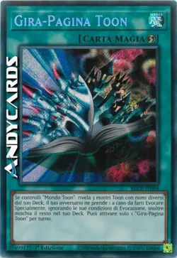 GIRA-PAGINA TOON • (Toon Page-Flip) • Segreta SP • BLCR IT068 • 1Ed • Yugioh! - Image 1