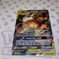 Pokemon TCG Reshiram & Charizard GX SM201 Black Star Promo Card - Image 2