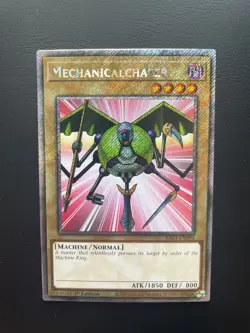 Yugioh Mechanicalchaser RA03-EN094 Platinum Secret Rare 1st Edition LP - Image 1