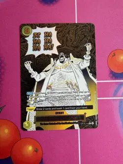 Zehahahahaha! (Alternate Art) OP16-116 One Piece Card Game The Time of Battle - Image 1