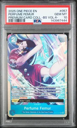 Perfume Femur Best Selection Vol. 4 OP07-057 One Piece Foil PSA 10 - Image 1