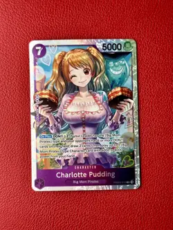 One Piece - Charlotte Pudding PRB02-010 SR English - The Best Vol.2 NM CCG - Image 1