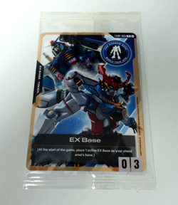 Gundam Card Game EX Base Gundam Base World Tour Promo EXBP-003 - New Sealed - Image 1