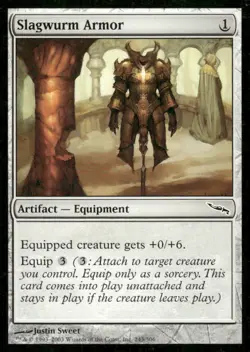 Slagwurm Armor Mirrodin MTG Magic the Gathering card - Image 1