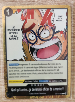 Carte One Piece OP11-099 FR - Evenement MARINE - Card game Holo - Image 1