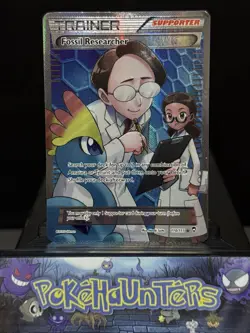 Pokemon Card Fossil Researcher 110/111 XY Furious Fists Full Art Trainer LP - Image 1