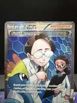 Pokemon Card Fossil Researcher 110/111 XY Furious Fists Full Art Trainer LP - Image 2