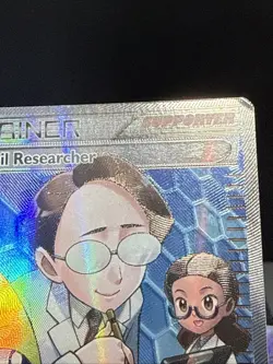 Pokemon Card Fossil Researcher 110/111 XY Furious Fists Full Art Trainer LP - Image 3