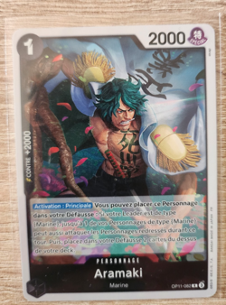 Carte One Piece Aramaki OP11-082 FR Card game Holo - Image 1