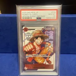 One Piece Card Game Monkey D Luffy ST21 014 Flagship Battle Winner Promo PSA10 - Image 1