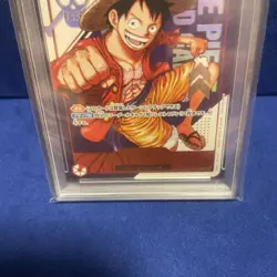 One Piece Card Game Monkey D Luffy ST21 014 Flagship Battle Winner Promo PSA10 - Image 3