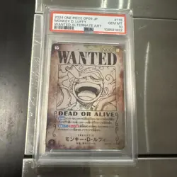 One Piece Card Game Monkey D Luffy OP05 119 SEC Special Card PSA10 - Image 1