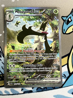 Meowscarada ex 256/193 Sv02: Paldea Evolved Holo Pokemon Card NM - Image 1