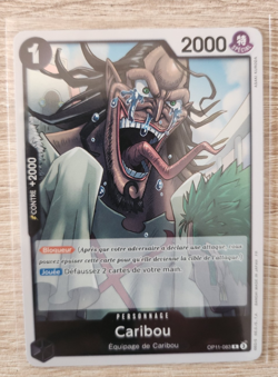 Carte One Piece Caribou OP11-083 FR Card game Holo - Image 1