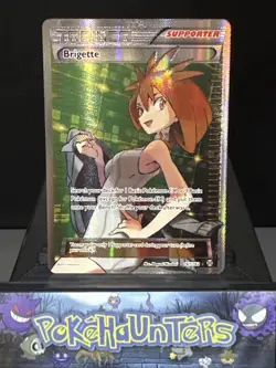 Pokemon Card Brigette 161/162 Full Art Trainer Ultra Rare XY Breakthrough NM - Image 1