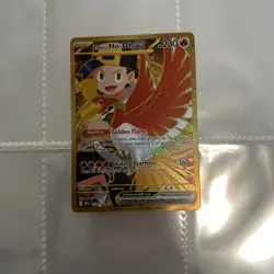 Pokemon TCG - Destined Rivals - Ethans Ho-oh EX Hyper Rare Gold Card 239/182 - Image 1