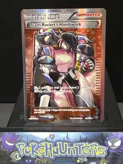 Pokemon Card Team Rocket's Handiwork 124/124 XY Fates Collide Light Play - Image 1