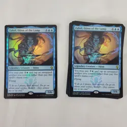 2x MTG FOIL Zahid, Djinn Of The Lamp Draft Weekend Promo NM Near Mint - Image 1