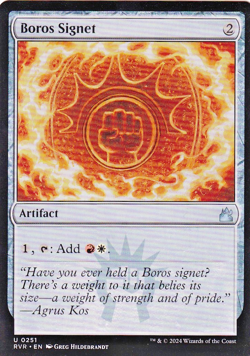 Boros Signet - Ravnica Remastered - unco - MTG - Image 1