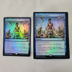 4x MTG FOIL Saheeli's Artistry Launch Promo NM Near Mint Magic the Gathering - Image 1