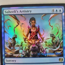 4x MTG FOIL Saheeli's Artistry Launch Promo NM Near Mint Magic the Gathering - Image 5