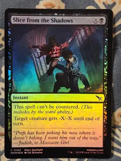 Slice from the Shadows FOIL (103/462) Murders at Karlov Manor MTG Magic - Image 1