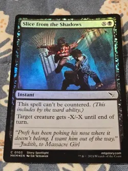 Slice from the Shadows FOIL (103/462) Murders at Karlov Manor MTG Magic - Image 2
