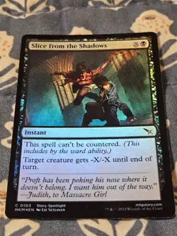 Slice from the Shadows FOIL (103/462) Murders at Karlov Manor MTG Magic - Image 3