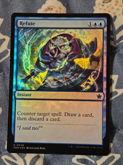 Refute FOIL FDN Foundations MTG 48 MTG Magic - Image 1