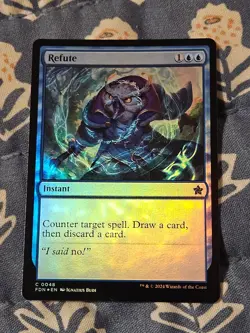 Refute FOIL FDN Foundations MTG 48 MTG Magic - Image 3