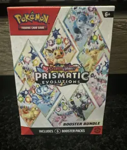Pokemon TCG Scarlet & Violet Prismatic Evolutions Booster Bundle – Factory Seale - Image 1