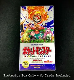 Pokemon Japanese Booster Box Protector Case - 1pc - Clear Plastic Display Box XY - Image 1