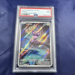 2025 Pokemon SV Journey Together Noibat #169/159 PSA 9 - Image 1