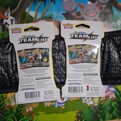 Pokemon Sun & Moon Team Up Sleeved Booster Pack x 2 packs - Image 2