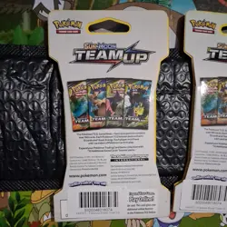 Pokemon Sun & Moon Team Up Sleeved Booster Pack x 2 packs - Image 3