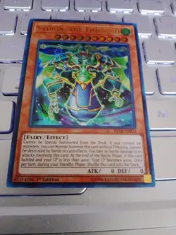 Yugioh Zaphion, the Timelord BLLR-EN032 Ultra Rare 1st Ed NM - Image 1