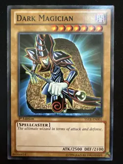 YuGiOh Dark Magician YSYR-EN001 1st Edition Common Yugi Reloaded Near Mint - Image 1