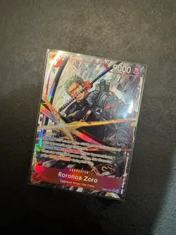 EB04-007 Roronoa Zoro SR Alt Art Adventure on Kami’s Island One Piece TCG Englis - Image 1
