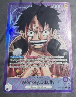 OP05-060 Monkey.D.Luffy Alternative Alt Art Leader English - Image 3