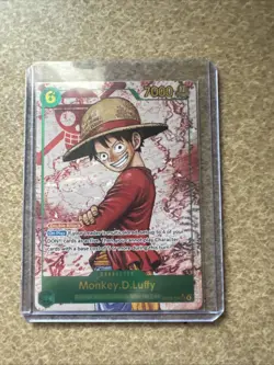 Monkey D. Luffy OP13-118 SEC Alt Art - One Piece Carrying On His Will English - Image 1