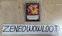 World of Warcraft TCG Elements 173/220 Ragnaros the Firelord CARD LOOK WOW NEW - Image 1