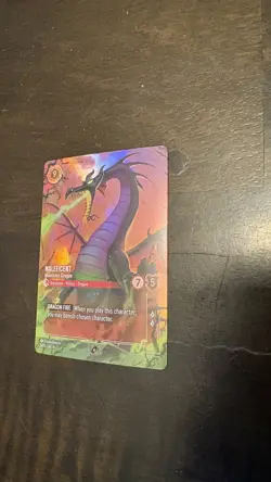 Maleficent - Monstrous Dragon Store Championship Top 8 Lorcana Promo Cards Holo - Image 3