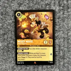 Disney Lorcana Whispers in the Well Mickey Mouse Amber Champion 23/204 Rare NM - Image 1