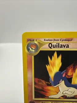 1st Edition QUILAVA 46/111 Neo Genesis Pokemon Card Uncommon Wotc 2000 Vintage - Image 2