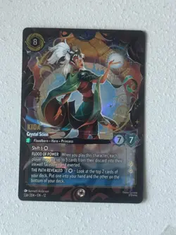 Disney Lorcana Wilds Unknown - #236 Kida Crystal Scion Enchanted Holofoil Card - Image 1