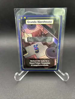 Upper Deck 2025 Neopets Grundo Warehouse Code Card Anansi Petpet Companion - Image 1