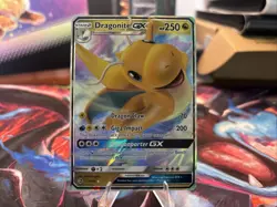 Pokemon Card - Dragonite GX Dragon Majesty 37/70 Holo GX Rare - Image 1