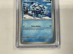 Cryogonal #55 Common Obsidian Flames 2023 Pokemon Card Italian Cgc World record - Image 2